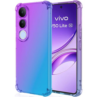 Case for Vivo V50 Lite 4G / 5G, Gradient Dropproof, Purple / blue
