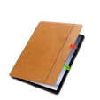 Case for Samsung Galaxy Tab A9+, Business Card and Pen Slot, brown