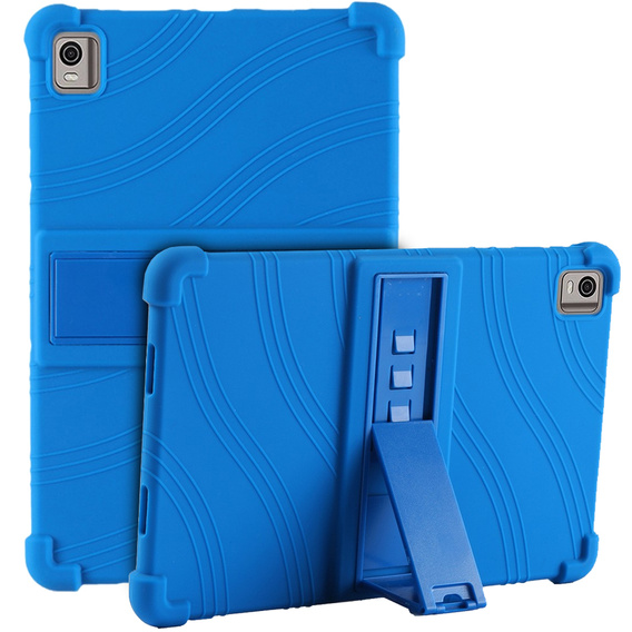 Silicone case for Nokia T21, Impact, armor, blue