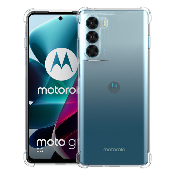 Case for Motorola Moto G200 5G, Dropproof, transparent