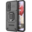 Case for Samsung Galaxy M34, KickStand Camera Lens, black