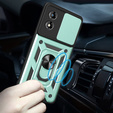 Case for Motorola Moto E13, CamShield Slide, green