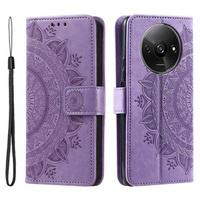 Flip case for Xiaomi Redmi A3, Mandala, purple
