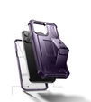 Armored case for iPhone 14 Pro Max, Dexnor Full Body, purple