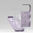 Ringke Case for iPhone 17 Pro Max, Silicone Magnetic MagSafe, Light Purple