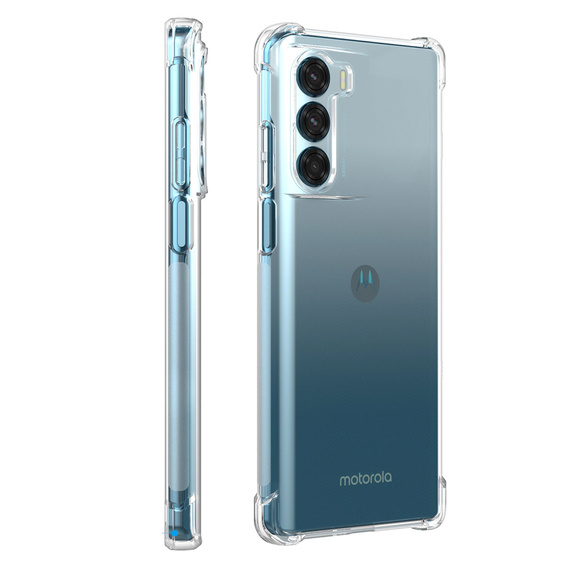 Case for Motorola Moto G200 5G, Dropproof, transparent