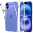 Case for iPhone 16, ERBORD Slim, transparent + 9H glass