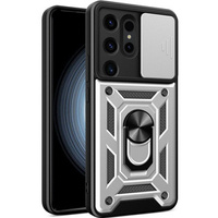 Case for Samsung Galaxy S24 Ultra, CamShield Slide, silver