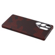 Case for Samsung Galaxy S25 Ultra, Aramid Fiber MagSafe, black / red