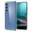 Spigen case for Samsung Galaxy S25, Ultra Hybrid, transparent + 9H Tempered Glass