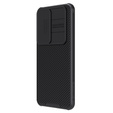 NILLKIN Case for Samsung Galaxy S24, Silicone CamShield Case for MagSafe, black