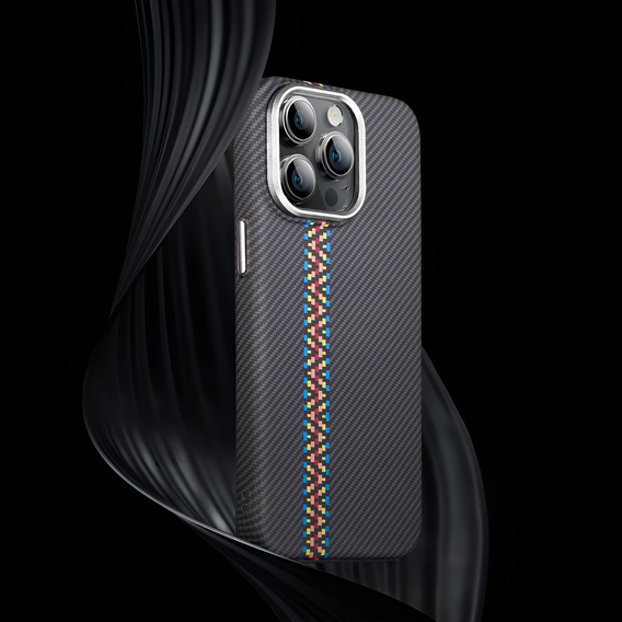 MagSafe's iPhone 13 Pro Max Case, Carbon Fiber, black