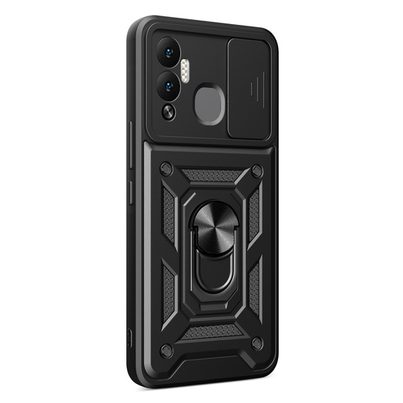 Case for Infinix Hot 12 Play 4G, CamShield Slide, black
