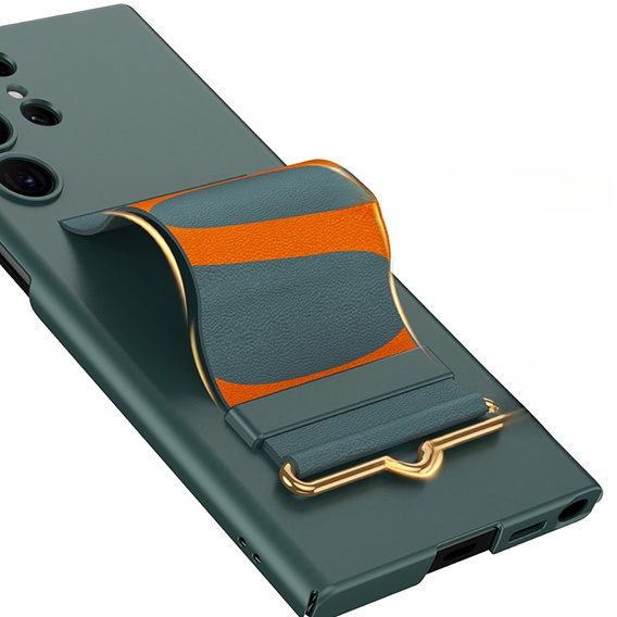 Case for Samsung Galaxy S23 Ultra, GKK Strap Case, green