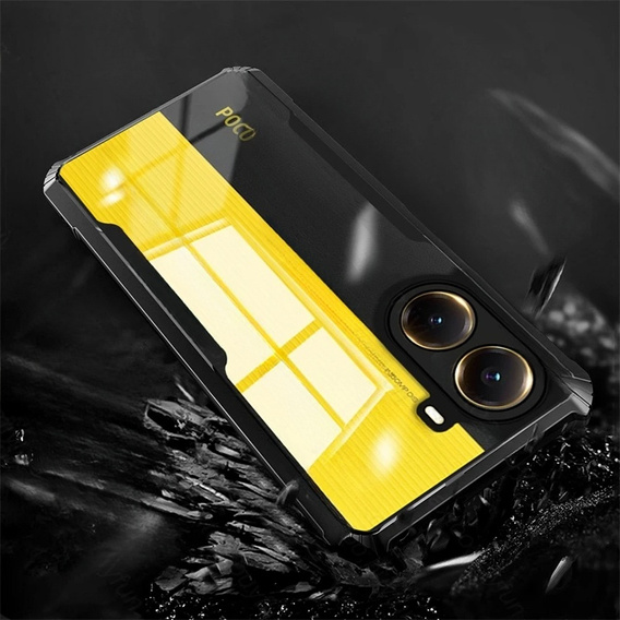 Case for Xiaomi Poco X7 Pro 5G, AntiDrop Hybrid, black