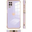 Case for Samsung Galaxy A12 / M12 / A12 2021, Electro heart, purple