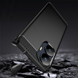Case for Realme C55, Carbon, black