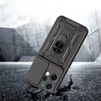 Armoured case for Oppo Reno 14, with camera protection, with stand, black