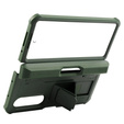 Armored case for Samsung Galaxy Z Fold 4 5G, Dexnor Full Body S-Pen Slot, green