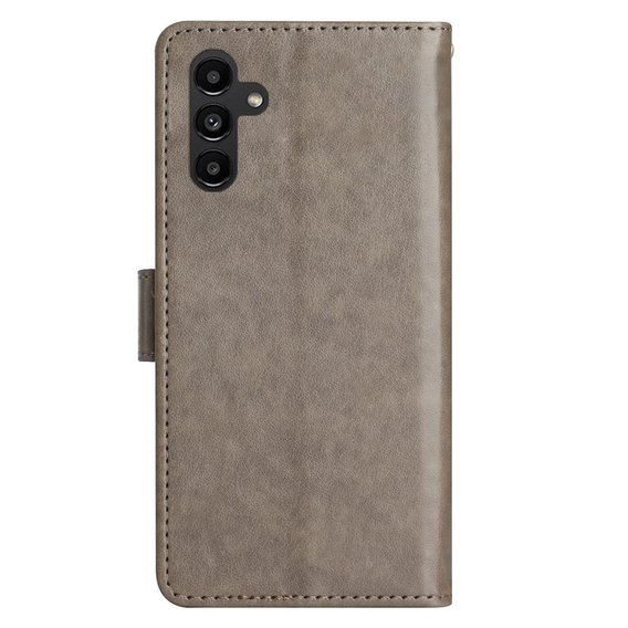 Flip case for Samsung Galaxy S23 FE, Butterfly, grey