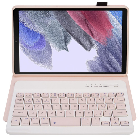 Case + keyboard Samsung Galaxy Tab A7 Lite 8.7 T220 / 225, pink rose gold