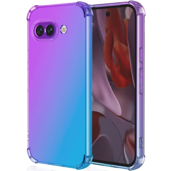 Case for Google Pixel 9A, Gradient Dropproof, Purple / blue