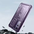 Armored case for Samsung Galaxy S24 Plus, Dexnor Full Body (Two Frames), purple