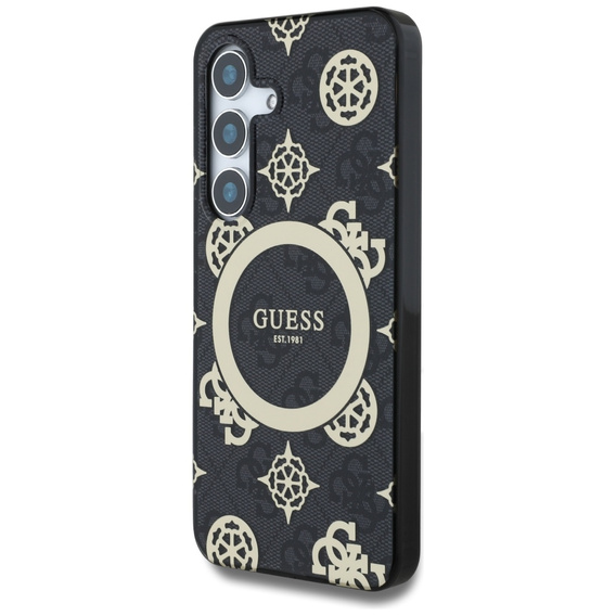 GUESS Magnetic IML Peony case for Samsung Galaxy S25