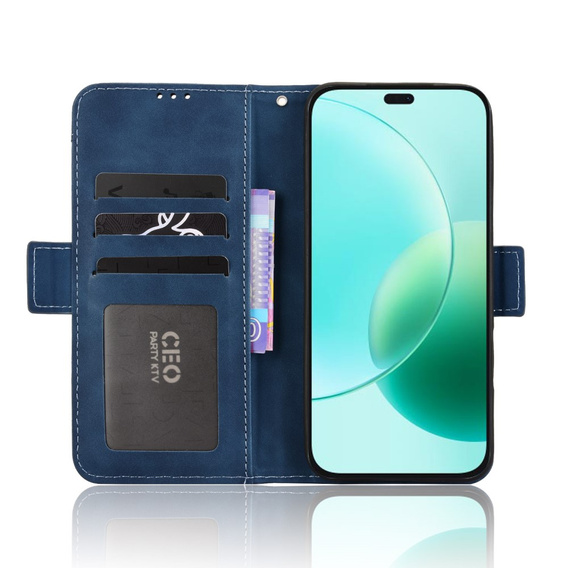 Flip case for Honor 400 Lite, Card Slot, dark blue