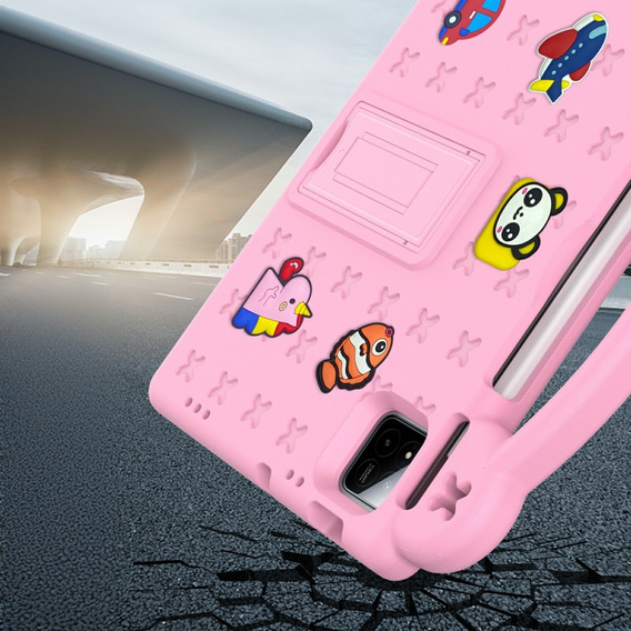 Children's case for Xiaomi Pad 7 / 7 Pro, Cute Patterns, with stand, pink