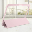 Case for iPad 10.9 2022 10 Gen, Smartcase Hybrid, with stylus space, pink