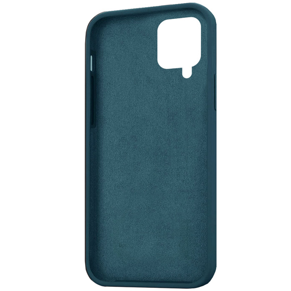Case for Samsung Galaxy A12 / M12 / A12 2021, Silicone Lite, dark green