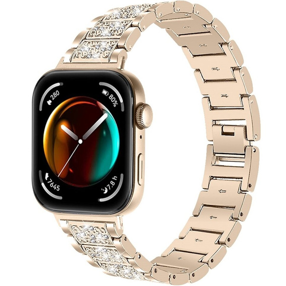 Diamond Bracelet for Xiaomi Smart Band 8 Pro, Gold