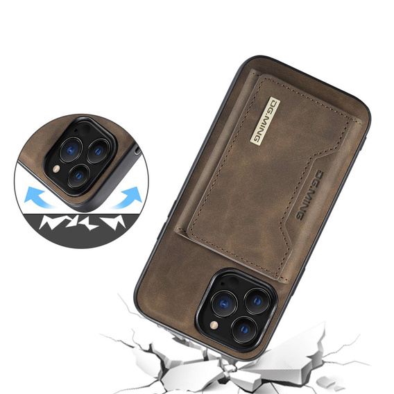 Case for iPhone 14 Pro Max, DG.MING 2in1, coffee