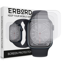 3x ERBORD hydrogel film for Apple Watch 7/8 45mm
