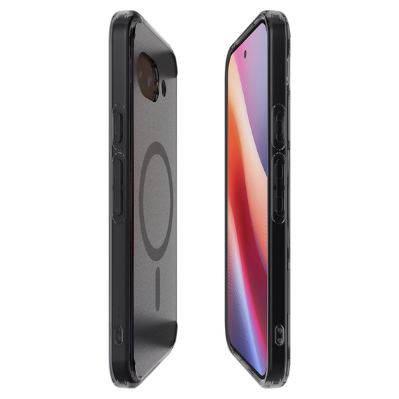 Spigen MagSafe Case for Google Pixel 9A, Ultra Hybrid, matt / black + 9H Tempered Glass