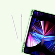 Case + keyboard iPad Air 10.9 4 2020 / 5 2022, Touchpad, green