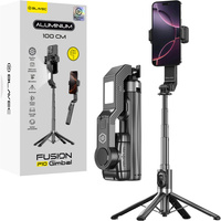 Blavec Selfie Stick Aluminium Fusion P07 with MagSafe, LED lights and remote control