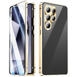 Case for Samsung Galaxy S25 Ultra, Magnetic Dual Glass, gold