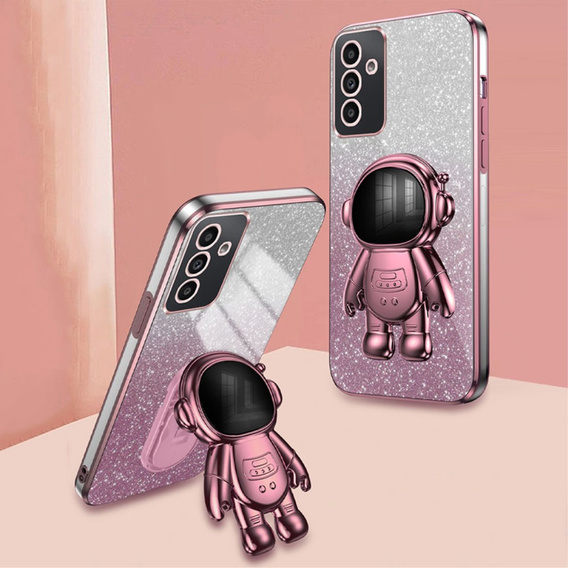 Case for Samsung Galaxy A15 4G / 5G, Glitter Astronaut, pink