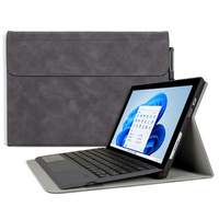 Case for Microsoft Surface Pro 9, Wallet Pen Slot, grey