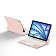 Keyboard Case for iPad Air 13" 2024, Magnetic Keyboard Touchpad, pink
