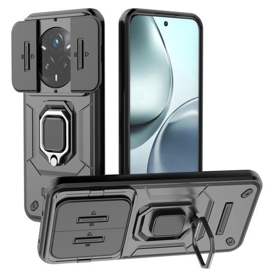 Case for Realme 14 Pro+ 5G, CamShield Slide, black