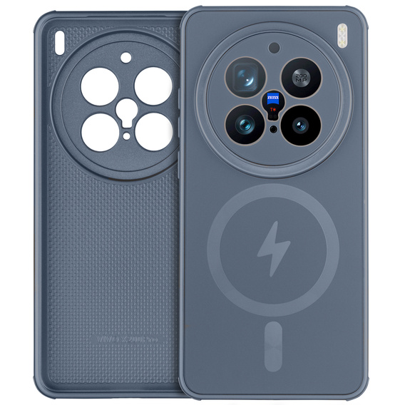 The casefor Vivo X200 Pro 5G, MagSafe, dark blue