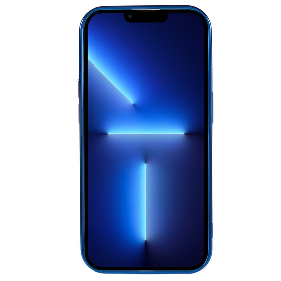 Case for iPhone 13 Pro, Electro MagSafe, blue + Screen Glass