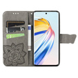 Flip case for Honor Magic 6 Lite 5G, Butterfly, grey
