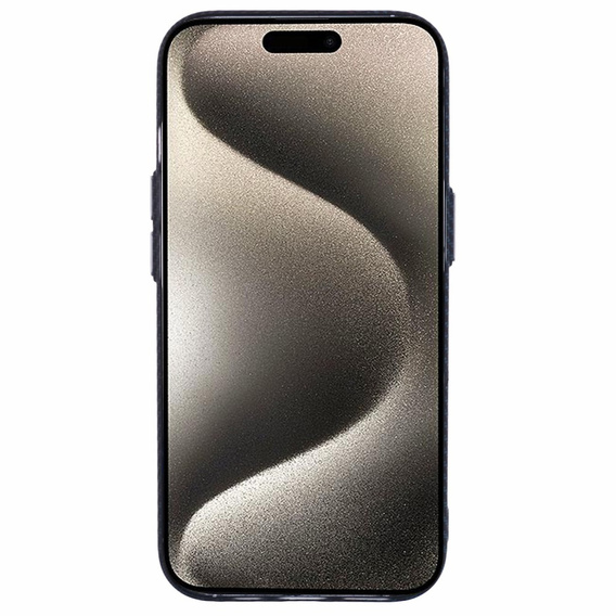 MagSafe's iPhone 15 Case, Carbon Fiber, black / blue