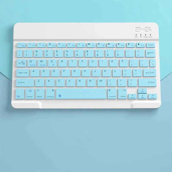 Wireless keyboard and Bluetooth mouse set for Android/Windows, blue