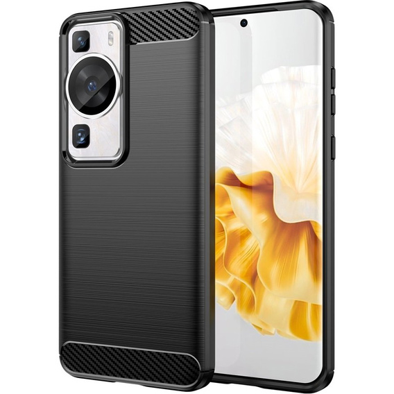 Case for Huawei P60 / P60 Pro, Carbon, black