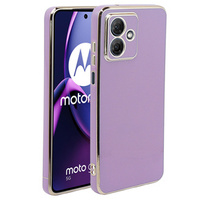 Case for Motorola Moto G54 5G, Glamour CamShield, purple